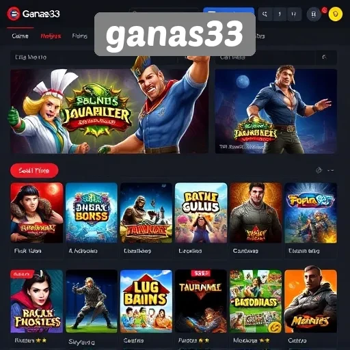 Situs Ganas33 Menyediakan Beragam Pilihan Game Online